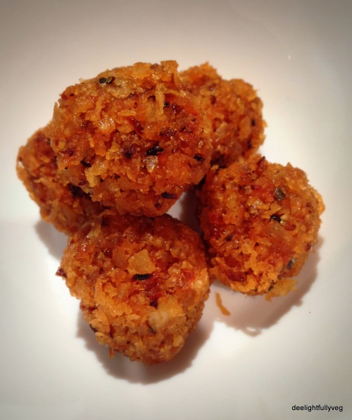 Coconut and jaggery laddoo